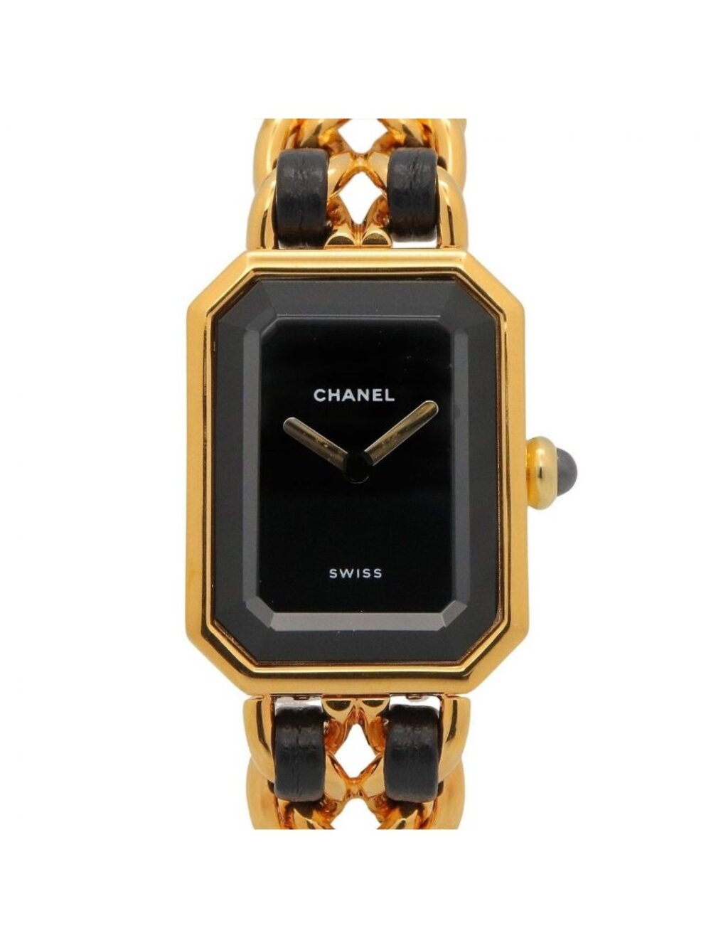 Chanel Watch Premiere S Black Leather